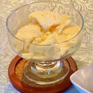マスカルポーネチーズのアイスクリーム